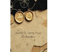 Journal for Clarity, Focus, and Abundance With Cover of Mixed Media Collage Tarot 10 of Coins: For Your Manifestation Practice | Blank 100 Pages Wide 10mm Ruled