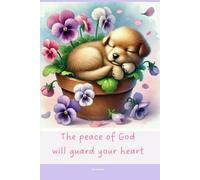 Journal for Teen Girls with Bible Verse, Christian Floral Notebook: The peace of God will guard your heart