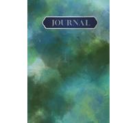 Journal| Green Watercolor Journal: 150 lined pages | 6x 9 inches
