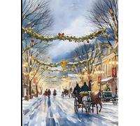 Journal: John 1:14- A Beautiful Holiday Notebook for Reflection and Faith: Diary: City Full of Christmas Joy, Faith, Scripture Reflection & Holiday Memories