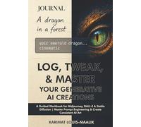 Journal: Log, Tweak & Master Your Generative AI Creations: A Guided Workbook for Midjourney, DALL-E & Stable Diffusion | Master Prompt Engineering & Create Consistent AI Art