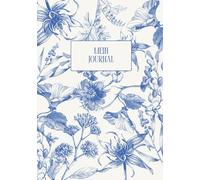 Journal mit Dot Grid - florales Blumen Design - blaue: Dein stiller Begleiter für Gedanken, Notizen & kreative Momente.