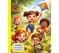 journal - Notebook: Small kids Themed for children : 120 pages: 7.5x9.25" straight lines