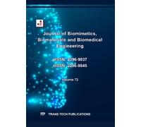 Journal of Biomimetics, Biomaterials and Biomedical Engineering Vol. 72