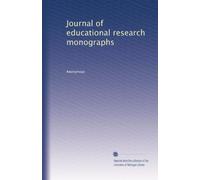 Journal of educational research monographs