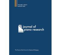 Journal of Piano Research: Volume 1, Issue 1