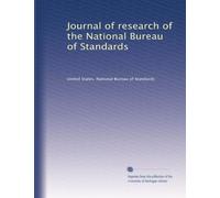Journal of research of the National Bureau of Standards: Volume 3