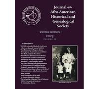 Journal of the Afro-American Historical and Genealogical Society Journal