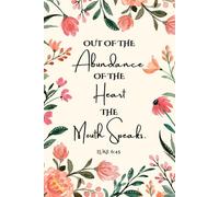JOURNAL Out of the Abundance of the Heart the Mouth Speaks Luke 6:45