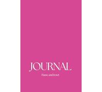 Journal - Pause and Reset | 6x9 Lined Notebook for Writing, School & Everyday Notes: Minimalist Pink Cover | Softcover Paperback | 156 Pages for Journaling, Note Taking & Mindfulness