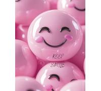 Journal Planner: " Keep Smile" - Notes, Notebook To Write In, Lists, School, Office, 100 Pages, A4, Graph Paper.