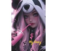 Journal Planner: " My Diary" - Notebook To Write In, Notes, 6" x 9" Inches, Lined Paper, Girls, Students, Anime Cover.