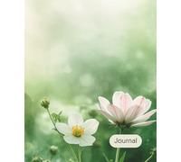 Journal: Pretty Watercolor Floral Composition Notebook 7.5" x 9.5" 110 Lined Pages