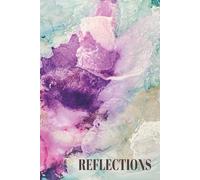 Journal Sketchbook: for artists, dreamers and writers, 6 x 9 inches, 100 pages with original ethereal alcohol ink painting, Gift for Vacations and Holidays