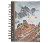 Journal Spiral-Bound Brown Mountain Faith Matt. 17:20