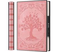 Journal with Hidden Combination Lock, A5 Tree of Life Password Notebook, Personal Diary with Lock, Lockable Journal Lined(Pink)