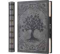 Journal with Hidden Combination Lock, A5 Tree of Life Password Notebook, Personal Diary with Lock, Lockable Journal Lined(Gray)