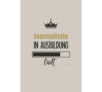 Journalistin in Ausbildung lädt: Dankeschön Notizbuch zum Schreiben und Notieren,das praktisch Buch für Notizen mit Linien