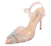 Journee Collection Eleora tacones de aguja con puntera puntiaguda y plantilla de espuma Tru Comfort, Desnudo/, 40 EU