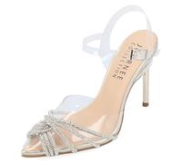 Journee Collection Eleora tacones de aguja con puntera puntiaguda y plantilla de espuma Tru Comfort, Claro, 38.5 EU