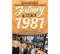Journey Back To 1981: Nostalgic Gifts For Birthdays, Anniversaries, Celebrations: Back In Time Keepsake 1981 History Book for Mom, Dad, Grandparents, Friends, and More