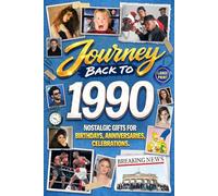 Journey Back To 1990: Nostalgic Gifts For Birthdays, Anniversaries, Celebrations: Back In Time Keepsake 1990 History Book for Mom, Dad, Grandparents, Friends, and More