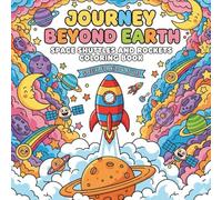 Journey Beyond Earth: Easy and Bold Space Shuttles, Rockets & Coloring Pages for Stress Relief & Fun
