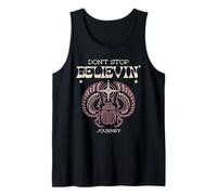 Journey Groovy Don't Stop Believin' Scarab Vintage Band Camiseta sin Mangas
