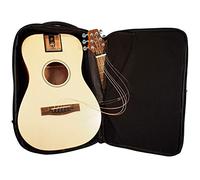 Journey Instruments Guitarra de viaje Solid Sitka - Guitarra acústica de viaje PJ410N con sistema patentado plegable - Funda de mochila portátil (caoba africana)