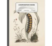 Journey of Growth | College Ruled Caterpillar Notebook | Vintage Insect Lover Journal for Students: A mindful writing companion for reflection, creativity, and daily notes