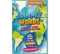 Journey of Words: A Global Word Search Adventure: Explore and Discover 2500+ Top World Cities and Regions | Large Print Wordsearches for Active & ... Seniors, Kids | 6x9 Inches, 189 Pages