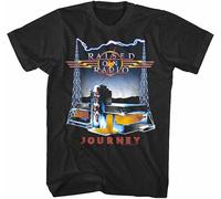 Journey Raised On Radio Album Cover Men's T Shirt Tall Rock Band Concert Merch Black L