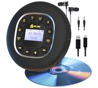 Journey Reproductor de CD Portátil, Radio FM, Bluetooth, Ideal para Coche