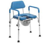 Journey SoftSecure - Silla de Inodoro 3 en 1, Silla de baño 3 en 1, Silla de Inodoro con Brazos y Cubo, Asiento de Inodoro Elevado y Silla de Ducha, Asiento de Inodoro Elevado con Asas