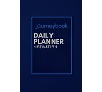 JourneyBook Daily Planner Motivation: Your Path to Productivity & Mindfulness | A Guided Journal for Gratitude, Focus & Wellness - Blue Edition