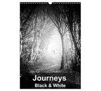 Journeys - Black & White (Wall Calendar 2026 DIN A3 portrait), CALVENDO 12 Month Wall Calendar: Timeless and emotive landscapes from the British Isles