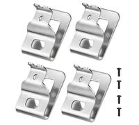 JOUSE Clips para CinturóN, Kit de Gancho de Clips para Herramientas de Taladro de 4 Piezas con Tornillos para N268241 para Herramientas EléCtricas de 20 V DCD980 DCD985 DCD980L2 DCD985L2