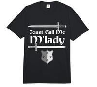 Joust Call Me M'Lady REN Faire Justing Caballeros Medievales Comfort Colors Adult Heavyweight T-Shirt