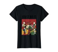 Joust Do It Funny Medieval Times Knight Jousting Hombres Mujeres Camiseta gráfica económica, Mujer, Negro, S