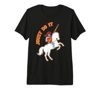 Joust Do It Funny REN Faire Jousting Caballeros Medievales Camiseta Premium