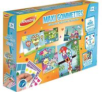 JOUSTRA - Juego de Maxi Pegatinas y Tarjetas de Actividad - 4000 Pegatinas + 12 Tarjetas A5 - Kit creativo para niños a partir de 3 años