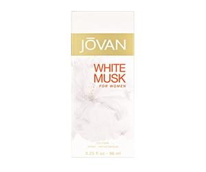 Jovan White Musk Eau de Colonia Spray para mujer, fórmula vegana, 96 ml