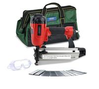 Jovant Pnumatic Finish Nailer, 16Gauge Nail Gun Gun Acepts 3/4 pulgadas hasta 2-1/2 pulgadas acabado Nails.Brad Nailer Gun Can Hit Hardwood Ideal para Upholstery, Woodworking Door (incluye bolsa