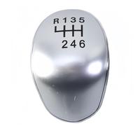 Jovarel Cubierta de la palanca de cambios Adecuado para Ford Gear Head Silver Cover Modified Car Lever(Silver 6)