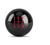 Jovarel Cubierta de la palanca de cambios Perilla de cambio marchas bola redonda 5 velocidades con adaptador M8 M10 M12 repuesto(5 Speed small font)