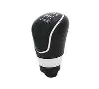 Jovarel Cubierta de la palanca de cambios Perilla de cambio marchas para coche para Ford MK7 2008-2015 para Focus, 5/6 velocidades(Black-5-thread)
