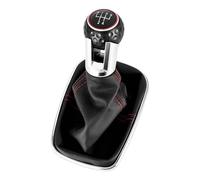 Jovarel Cubierta de la palanca de cambios Pomo de palanca cambios 12 mm para coche, 5/6 velocidades, funda protectora para Volkswagen(12mm-5-speed)