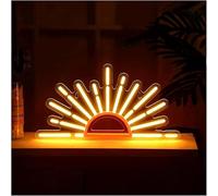 Jovarel Luz de neón LED para letrero de neón naranja para amanecer y atardecer para letreros 38 cm x 20