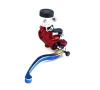 Jovarel Palanca de embrague de motocicleta Manetas de freno universales 7/8 pulgada para motocicleta,manillar con embrague hidráulico para manetas cilindro(E,Right)