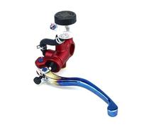 Jovarel Palanca de embrague de motocicleta Manetas de freno universales 7/8 pulgada para motocicleta,manillar con embrague hidráulico para manetas cilindro(E,Left)